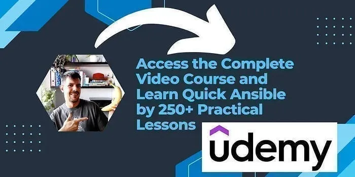 Learn Ansible Automation in 250+ Examples - Udemy course by Luca Berton